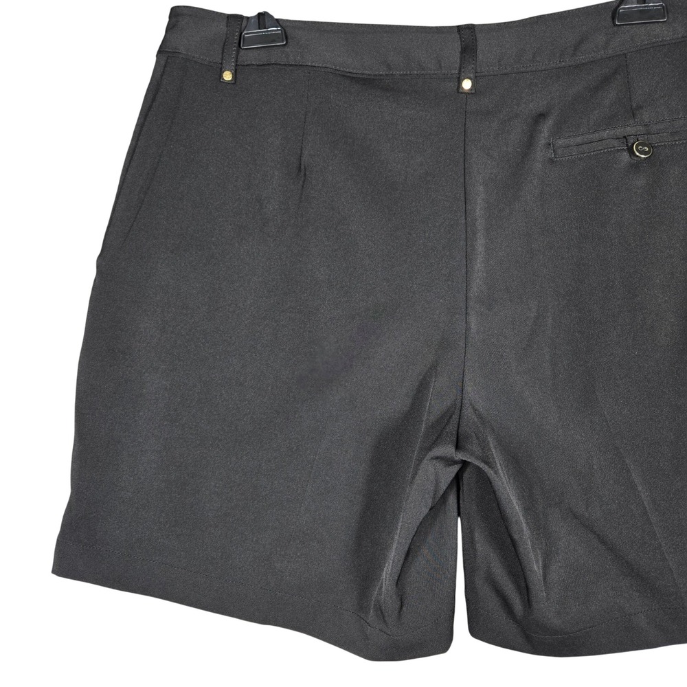 Lady Hagen Golf Shorts Womens 10 Black Performance Activewear Pockets Sporty 7" - Picture 6 of 9